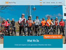 Tablet Screenshot of bikeformike.org